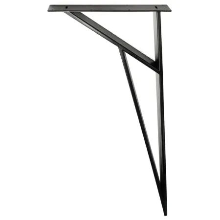 Ножка мебельная прямоугольная Palladium 50x720x50 мм железо цвет черный