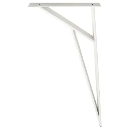 Ножка мебельная прямоугольная Palladium 50x720x50 мм железо цвет белый столешница прямоугольная 900х600х16мм дуб кантенберри