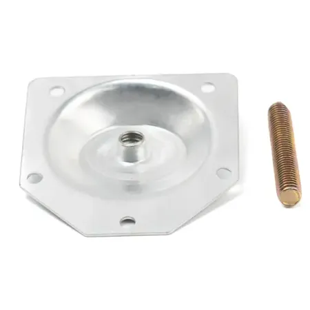 Опора мебельная прямоугольная Palladium 58x65x58 мм железо цвет никель опора мебельная 50х27мм м6 регулируемая