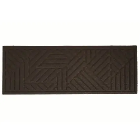 Коврик грязезащитный Cipro G1 25x70 см полипропилен цвет коричневый