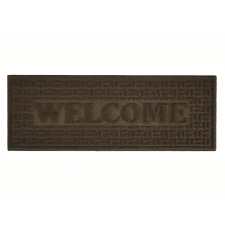 Коврик грязезащитный Cipro W1 25x70 см полипропилен цвет коричневый