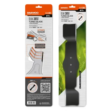 Нож для газонокосилки Daewoo DLM 385T сталь 532 мм
