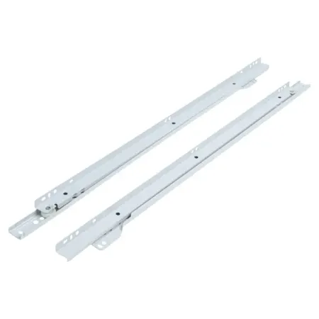 Мебельные направляющие 350 мм сталь цвет белый направляющие роликовые lemax 300мм белый 2шт