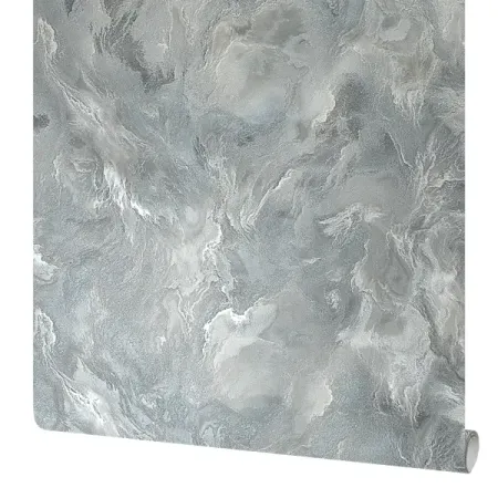 Обои флизелиновые Ateliero Andromeda темно-серые 1.06 м At589609