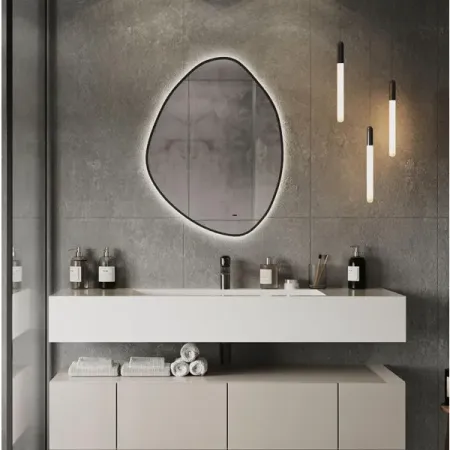 Зеркало в ванную комнату Juno 65x85 см с подсветкой