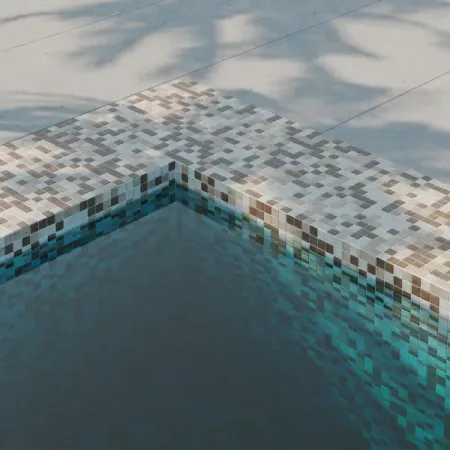 Мозаика керамическая KREAFORTA бежево-коричневая 300x300x5 мм