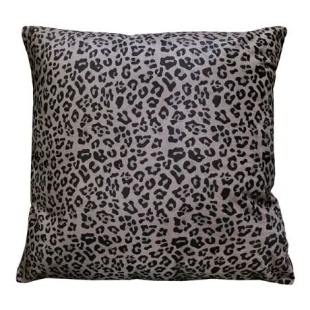 Декоративная подушка Леопард 40x40 см цвет темно-коричневый