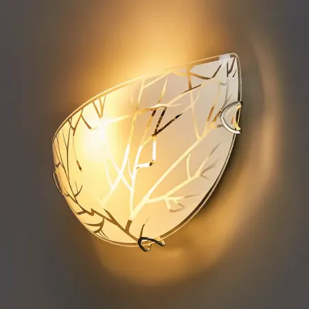 Светильник бра настенный Россвет Багульник цвет белый