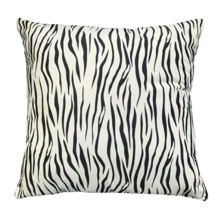 Декоративная подушка Зебра 40x40 см цвет черный