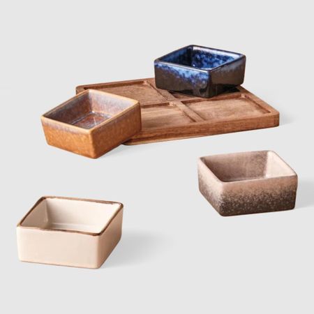 Менажницы Apollo Breeze с подставкой, 4 шт