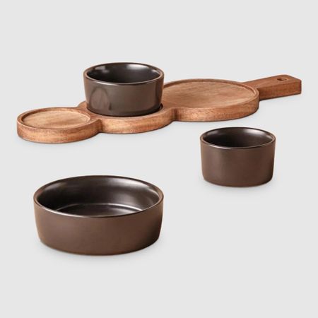 Менажницы Apollo Breeze 35x12 см, с подставкой 3 шт