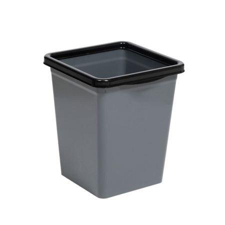Контейнер для мусора Violet Tandem 14 л пластик серый