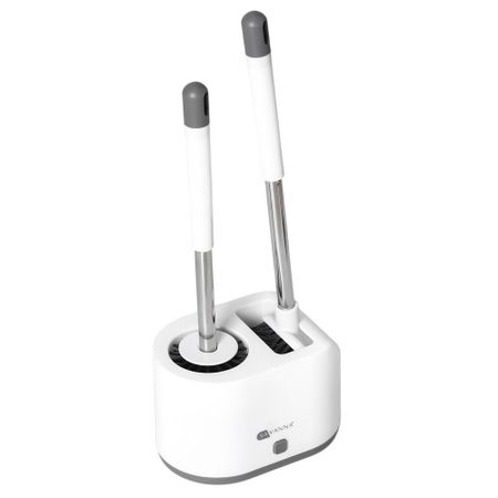 Ершик для унитаза Savanna напольный пластик/силикон белый (9822060)