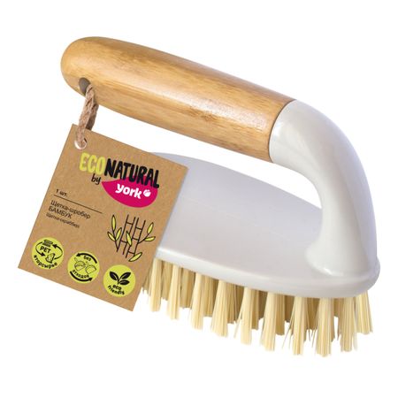 Щётка утюжок-шробер бамбук York эко натурал