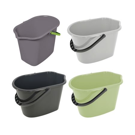 Ведро 10 литров прямоугольное York в ассортименте