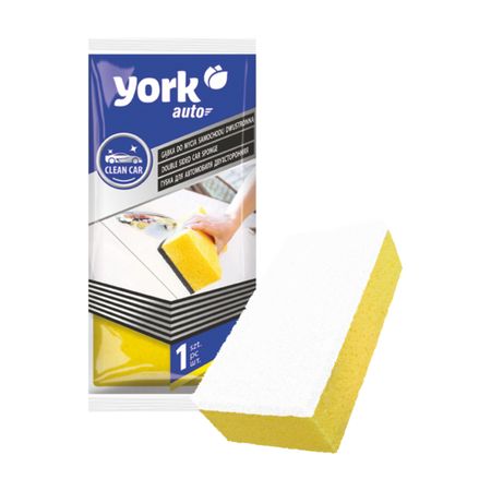 Губка York для автомобиля двусторонняя