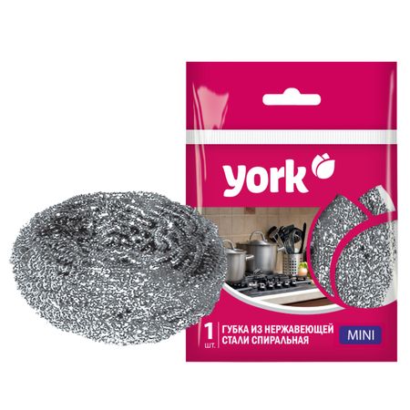 Губка спиральная стальная York Мини 6 см