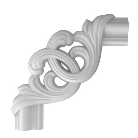 Угол к молдингу из экополимера ударопрочный 186х186х17 мм Bello Deco М10