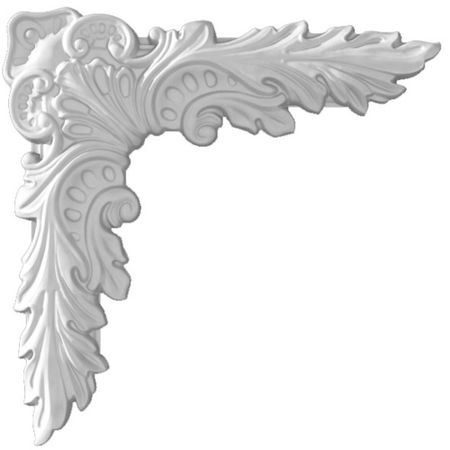 Угол к молдингу из экополимера ударопрочный 287х287х17 мм Bello Deco М10У4