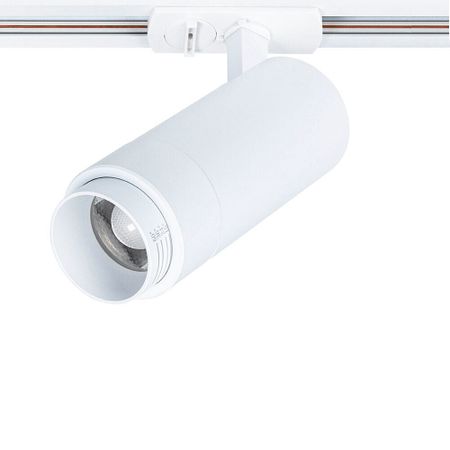 Светодиодный трековый светильник однофазный Arte Lamp Merak 4000К 15 Вт 1 кв.м белый (A3540PL-1WH)