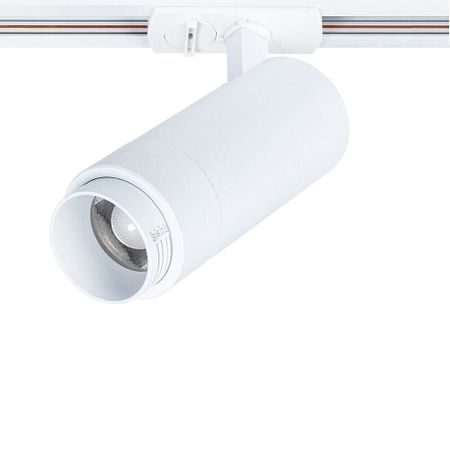 Светодиодный трековый светильник однофазный Arte Lamp Merak 3000К 15 Вт 4 кв.м белый (A3530PL-1WH)