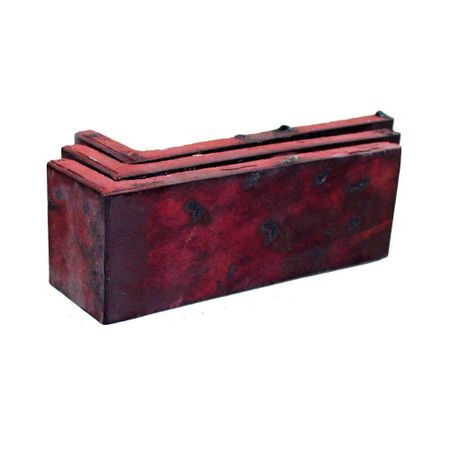 Клинкерная плитка для фасада угловая Terramatic Moon Original DK (8 шт.= 0,14 кв.м) красно-бурая 185х60х71х14 мм 3d конструктор green planet голова благородного оленя квк бурый с текстурой шерсти коричневый