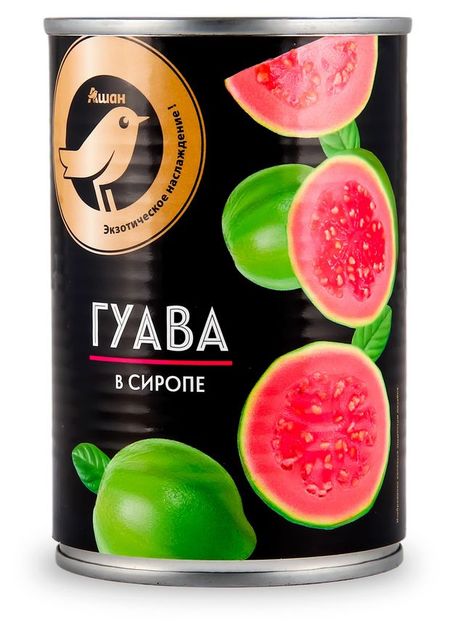 Гуава АШАН Золотая птица консервированная Китай, 425 г