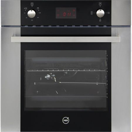 Духовой шкаф газовый встраиваемый MBS DG-602 594 мм черный/металлик