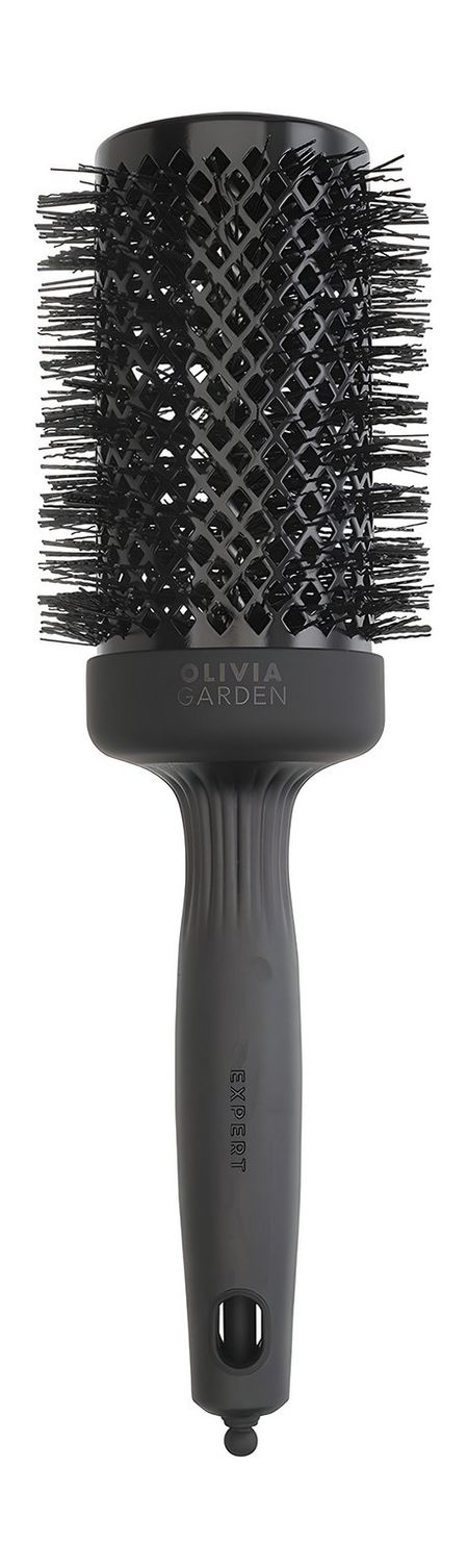 Olivia Garden Expert Blowout Shine Wavy Round Brush Black 55 паяльная станция с горячим воздухом 850 инструментов для паяльных станций saike yihua