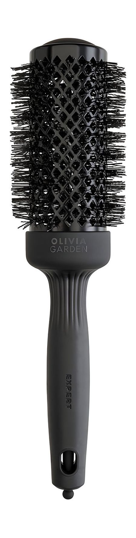Olivia Garden Expert Blowout Shine Wavy Round Brush Black 35 паяльная станция с горячим воздухом 850 инструментов для паяльных станций saike yihua