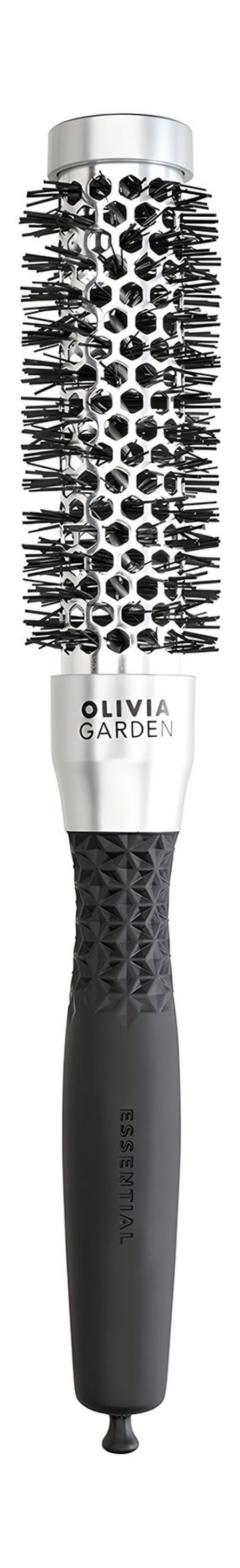 Olivia Garden Essential Blowout Classic Round Brush Silver 25 паяльная станция с горячим воздухом 850 инструментов для паяльных станций saike yihua