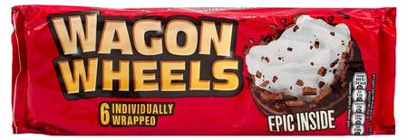 Печенье WAGON WHEELS суфле с ароматом шоколада Великобритания, 220 г