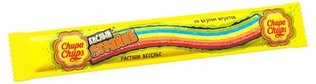 Мармелад жевательный Chupa Chups кислый страйпс Китай, 10 г