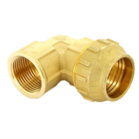 Угол ПНД Tiemme компрессионный переходной 32х1 ВР(г) латунь