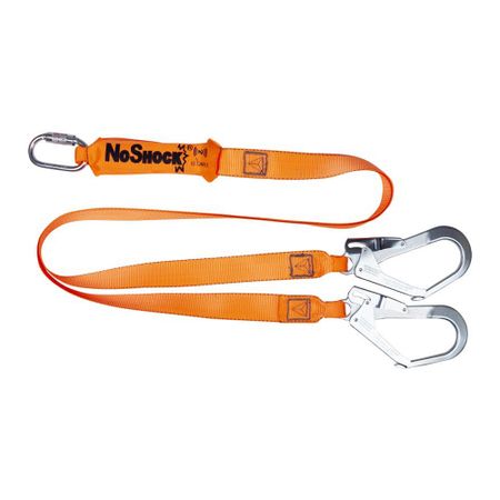 Строп страховочный Delta Plus AN213 лента с амортизатором 2 м оранжевый (AN213200ZDD) дело принципа