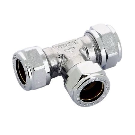 Тройник Tiemme 10 обж(ц) х 10 обж(ц) х 10 обж(ц) (1130073) латунные фитинги sae для медных трубок