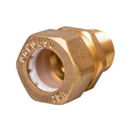 Соединитель Kofulso 15 мм х 1/2 НР(ш) для гофрированных труб фитинги для труб pagoda из нержавеющей стали 304