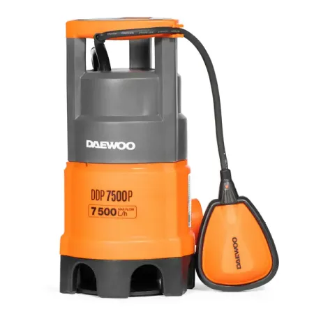 Насос погружной дренажный для грязной воды Daewoo DDP 7500P, 7500 л/ч