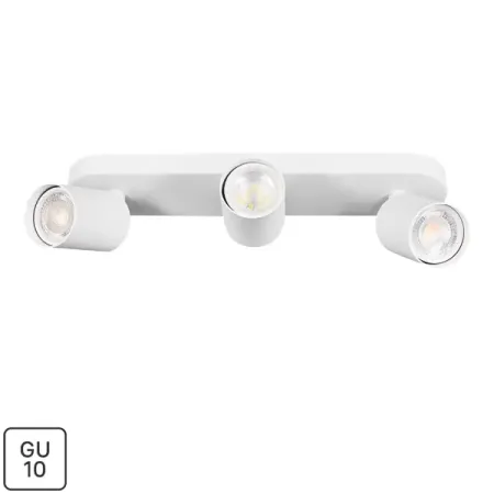 Спот поворотный Arte Lamp Aquarius 3 лампы GU10 6 м² цвет белый