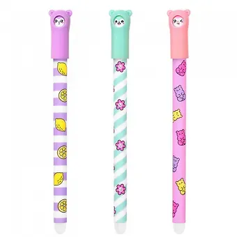 Ручка гелевая пиши-стирай синяя 