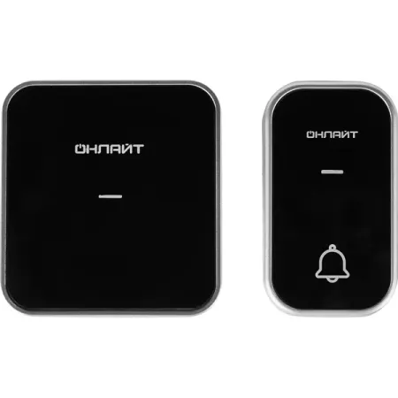 Дверной звонок беспроводной Онлайт ODB-D-AC05-1V1-BL 36 мелодий цвет черный kbidumei k18 беспроводной детектор камер
