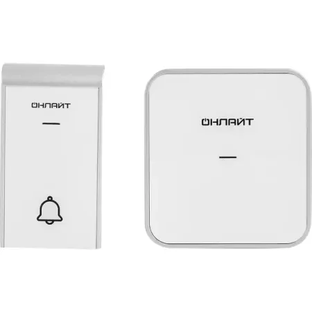 Дверной звонок беспроводной Онлайт ODB-D-AC06-1V1-WН 36 мелодий цвет белый kbidumei k18 беспроводной детектор камер