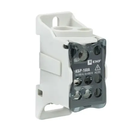 Блок распределительный КБР на DIN-рейку EKF 160 А планинг дат 2026г 64л 160x90 мм explore серый иск кожа карманный тв переплет тонир блок тисн фольгой скругл углы ляссе