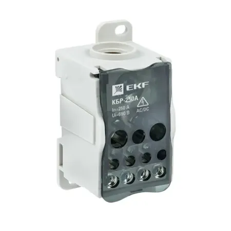Блок распределительный КБР на DIN-рейку EKF 250 A планинг дат 2026г 64л 160x90 мм explore серый иск кожа карманный тв переплет тонир блок тисн фольгой скругл углы ляссе