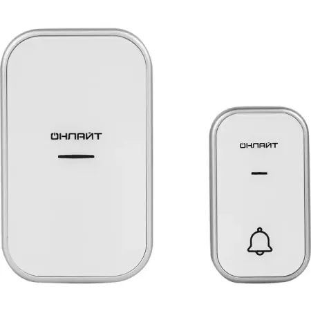 Дверной звонок беспроводной Онлайт ODB-D-AC03-1V1-WH 36 мелодий цвет белый музыкальная шкатулка белая abs 35 мелодий