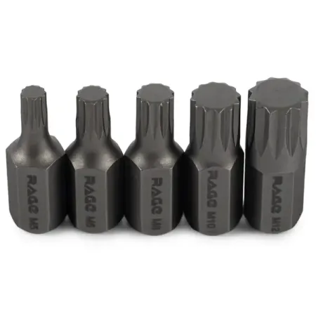 Набор бит Rage Spline 554440, 5 шт.