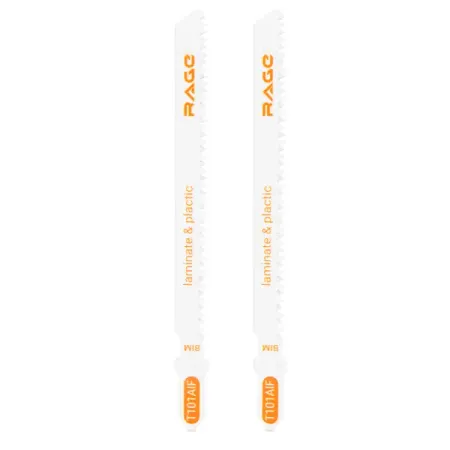 Пилка для электролобзика по дереву и ламинату Rage T101AIF чистый рез, 2 шт.