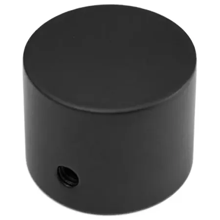 Наконечник для карниза Мульти Заглушка металл цвет черный матовый 2x0.5 см крышка для заглушки мойки 115х15мм   металл