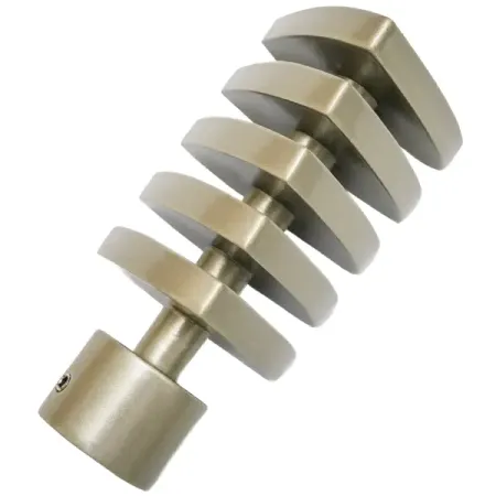 Наконечник для карниза Мульти Шайба резная металл цвет стальной 2x8 см крышка для заглушки мойки 115х15мм   металл