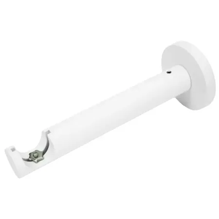 Кронштейн для штанги со сверлением Мульти алюминий цвет белый 2 см